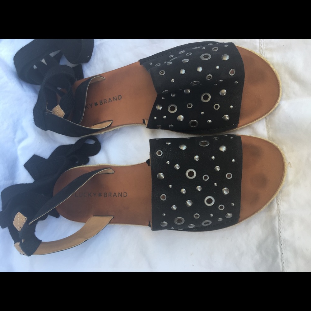 Lucky Brand lace up sandal